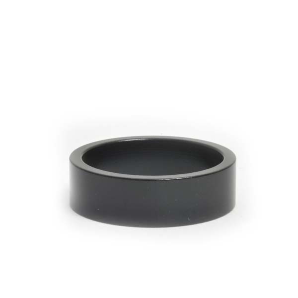 1-1/8" x 10mm Black Aluminum Headset Spacers, Bulk 100pcs