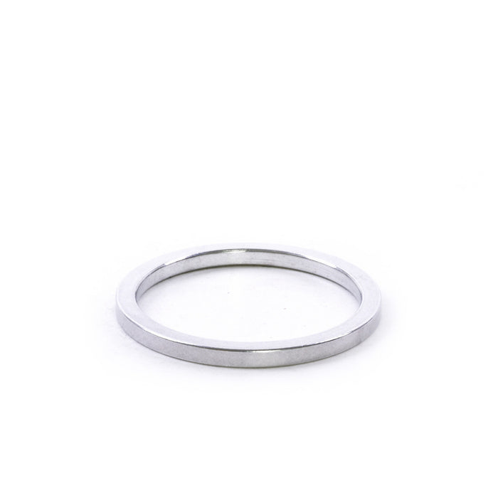HD0020 1-1/8" x 2.5mm Silver Aluminum Headset Spacers, Bag of 5 Detail 1