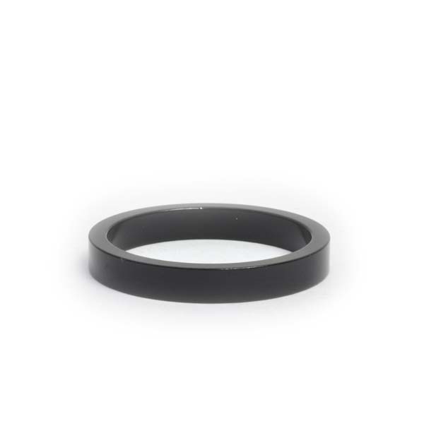 1-1/8" x 5mm Black Aluminum Headset Spacers, Bulk 100pcs
