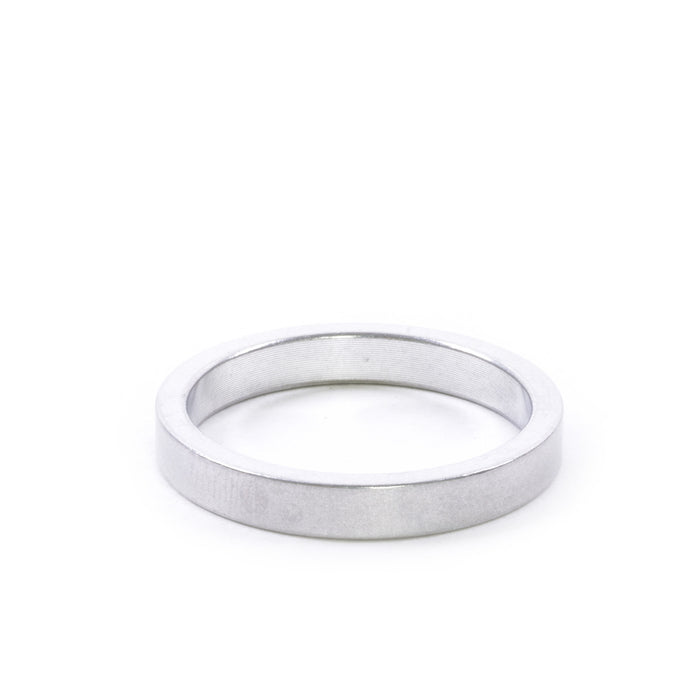 1-1/8" x 5mm Silver Aluminum Headset Spacers, Bag of 10