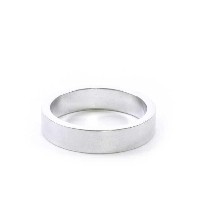 HD0022 1-1/8" x 7.5mm Silver Aluminum Headset Spacers, Bag of 5 Detail 1