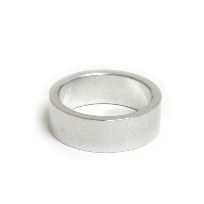 1" x 10mm Silver Aluminum Headset Spacers, Bag of 5