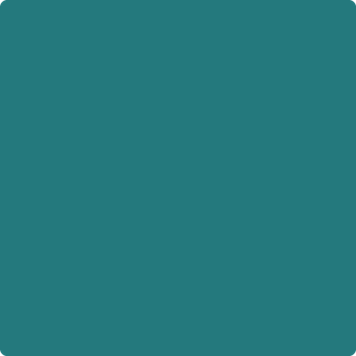 2049-30: Teal Ocean a paint color by Benjamin Moore avaiable at Clement's Paint in Austin, TX.