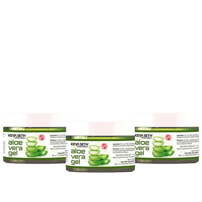 Aloe Vera Gel Moisturizer , Repairing, Soothing, Glowing & Radiant Skin- Ultimate for Skin & Hair - Keya Seth Aromatherapy