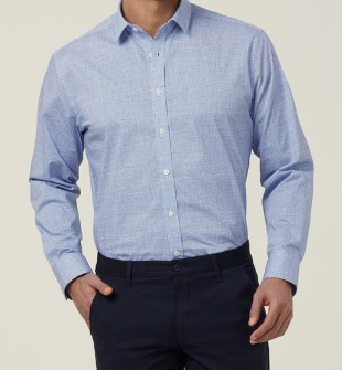 Avignon Abstract Print Stretch Long Sleeve Shirt | CATJDC