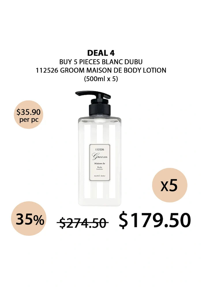 (BUY 5) BLANC DUBU CLOUD BODY LOTION