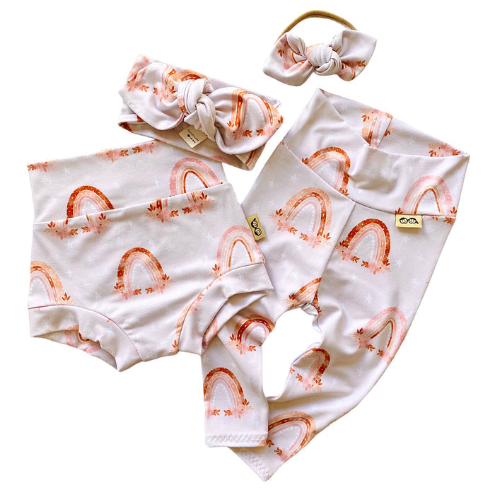 Boho Rainbows Leggings and/or Headbands