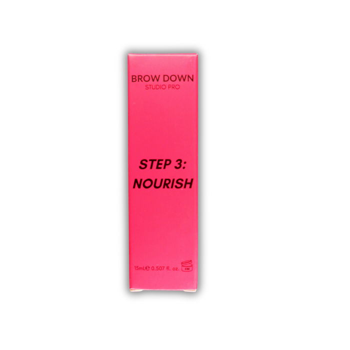 Brow Lamination, Step 3: Nourish