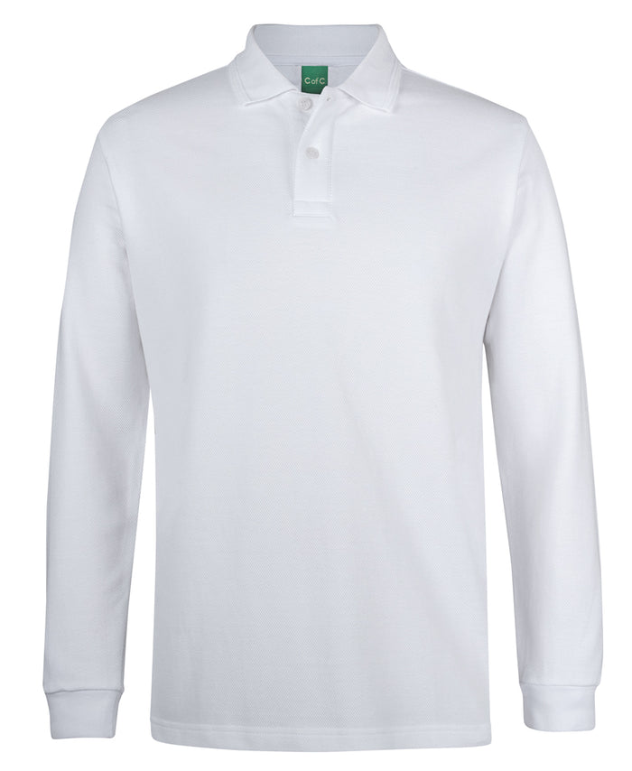 C of C 320g L/S Popcorn Cotton Polo | 2PCL