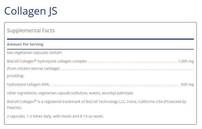 Collagen JS 60 capsules by Pure Encapsulations