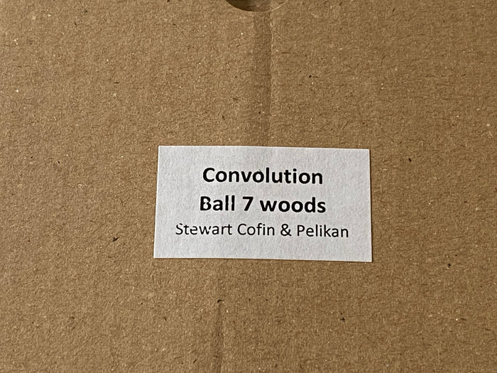 Convolution Ball Limited Edition Puzzle by Stewart Cofin and Pelikan Puzzles