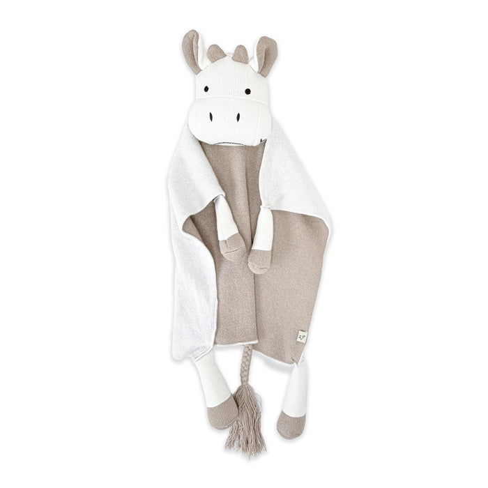 Cow - Organic Baby Lovey Security Blanket Cuddle Cloth