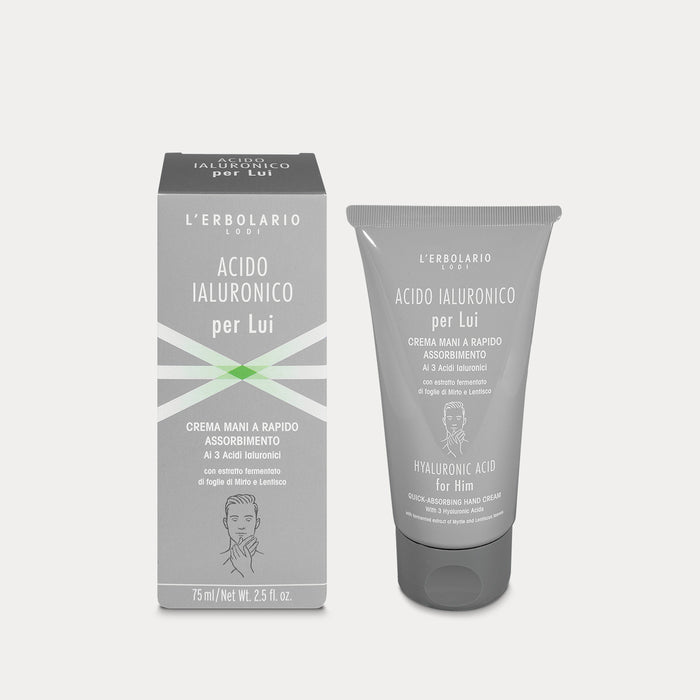 Crema Mani Acido Ialuronico per Lui