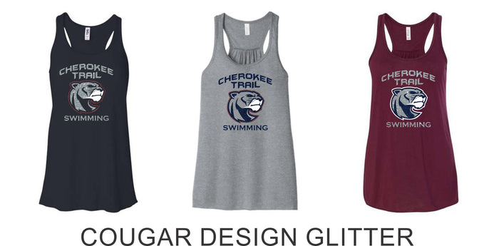 CT Swimming Ladies and Girls Tank- matte or glitter