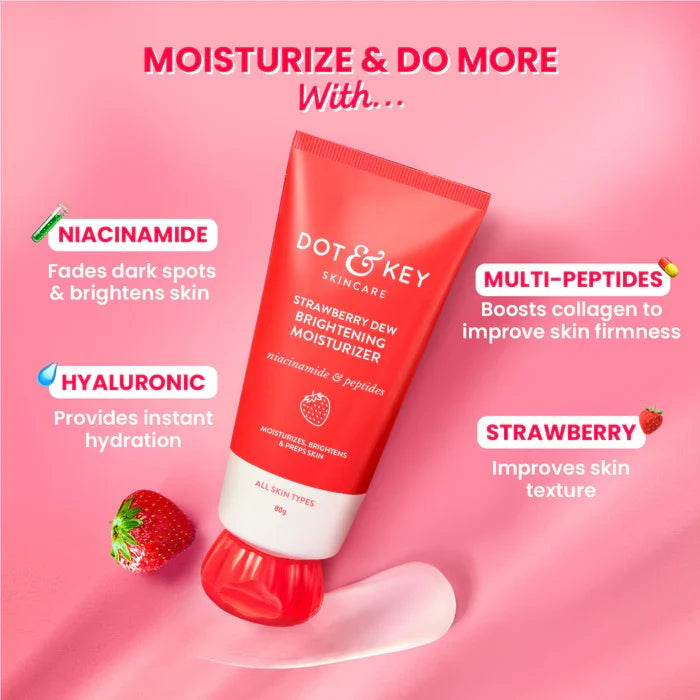 Dot and Key Strawberry Dew Brightening Moisturizer – 80g