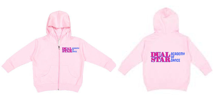 Dual Star Toddler Full Zip Hoodie