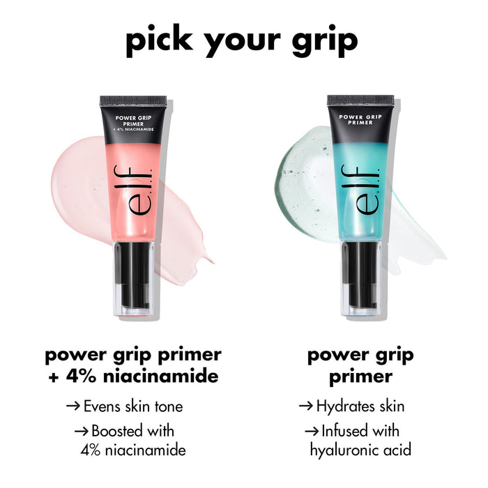 Elf Power Grip Primer Pink With Niacinamide 0.81oz/ 24ml - ikatehouse