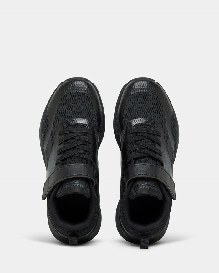 Energen Run Elastic Lace & Top Black/Black/Grey 6