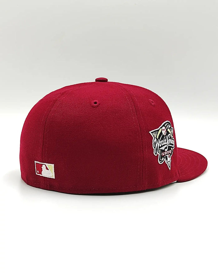 Exclusiva New Era 59fifty Beanpack New York Yankees 2000 World series parche / cardinal tan