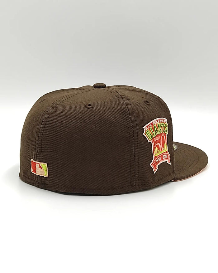 Exclusiva New Era 59Fifty Parks The Woods San Francisco Giants Battle of the Bay Patch Hat - Marron