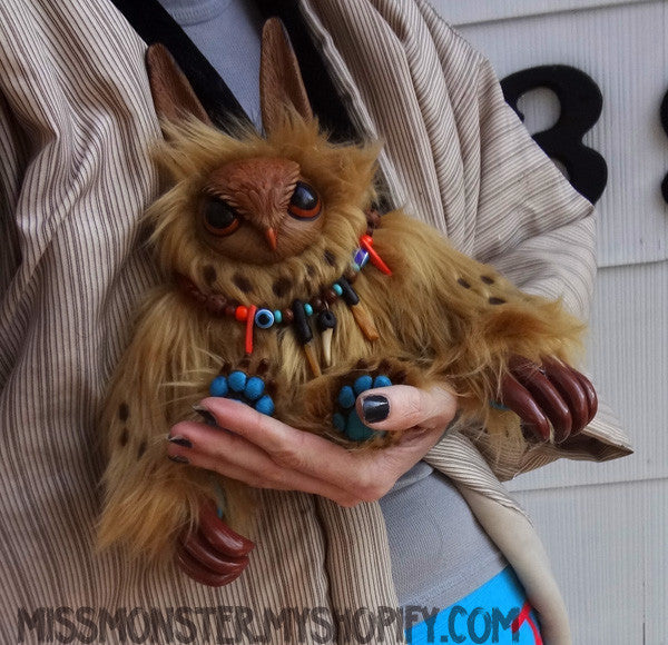 FINKLE THE BABY OWLBEAR DOLL CUSTOM LISTING