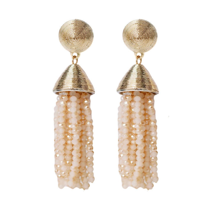 Gold Beaded Tassels