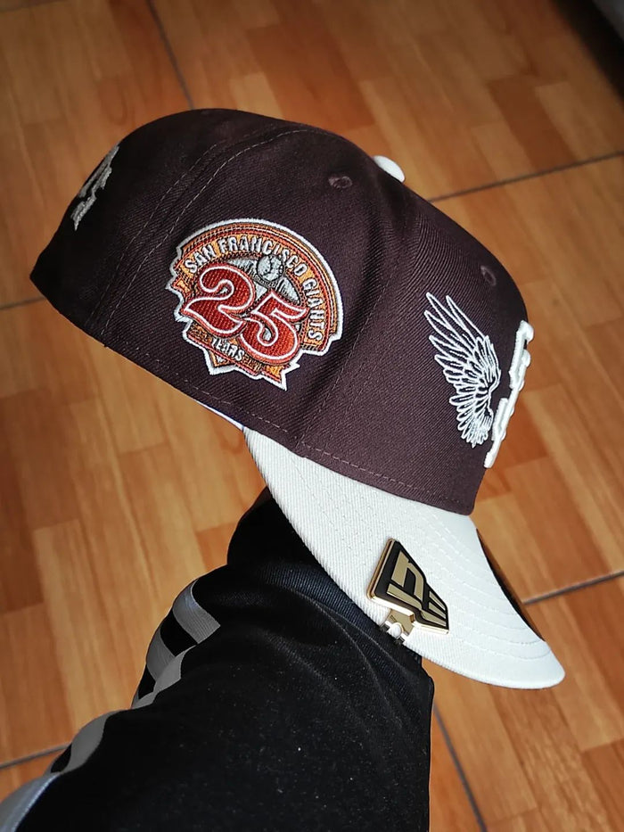 Gorra San Francisco Giants MLB Team Wings 59FIFTY Fitted Marrón Oscuro