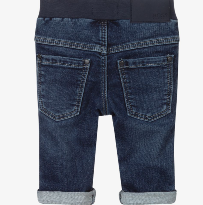 HUGO BOSS BABY MID BLUE DENIM JEANS