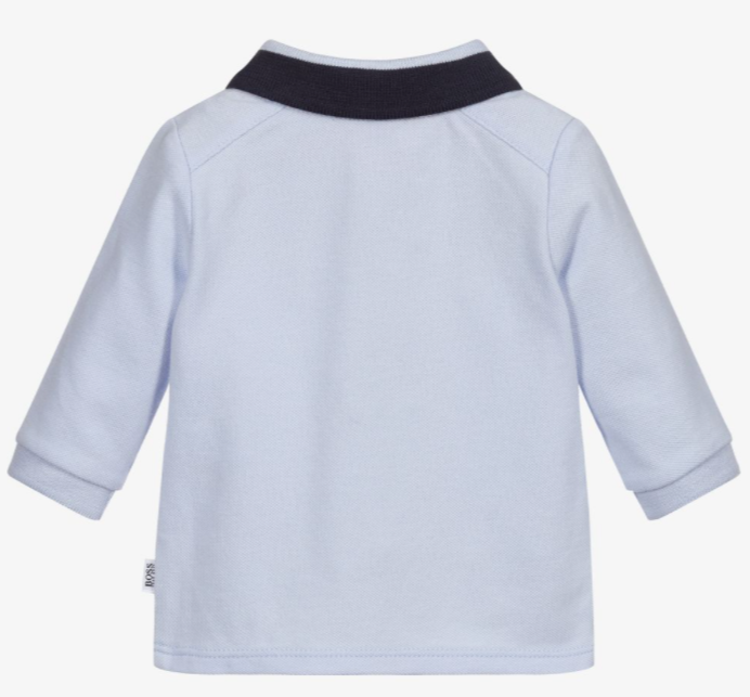 HUGO BOSS BABY PALE BLUE POLOSHIRT
