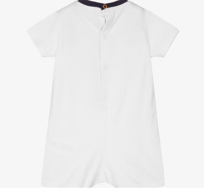 HUGO BOSS baby white cotton shortie