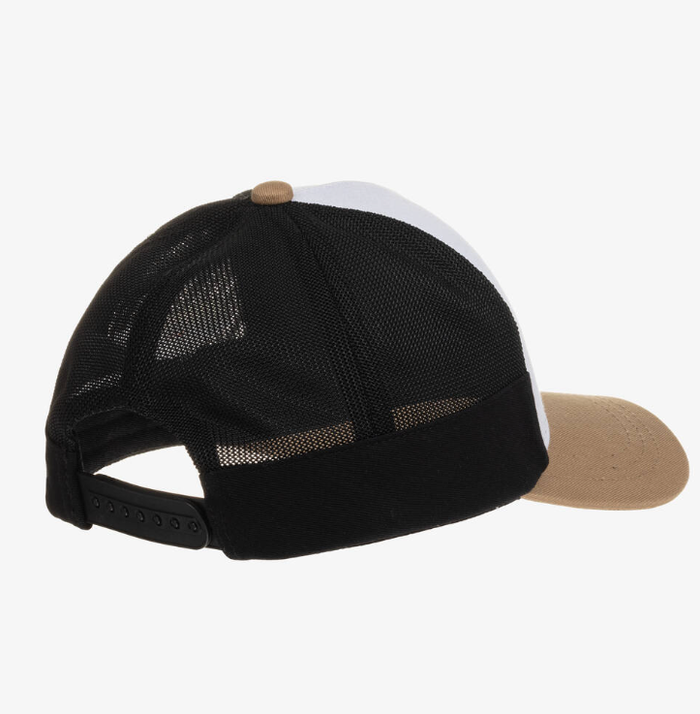 HUGO BOSS Boys Black & White Cotton Mesh Cap