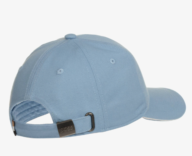 HUGO BOSS Boys Blue Cotton Logo Cap