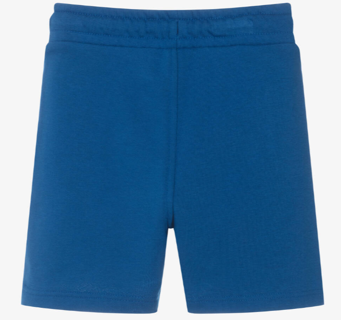 HUGO BOSS Boys Blue Cotton Shorts