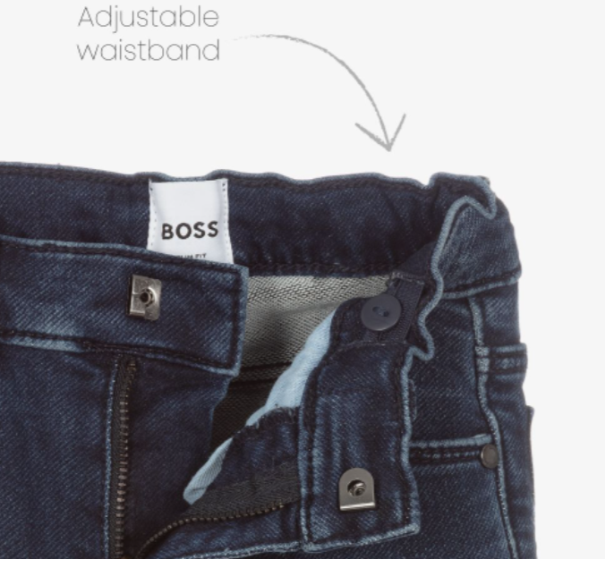 HUGO BOSS Boys Blue Denim Jeans
