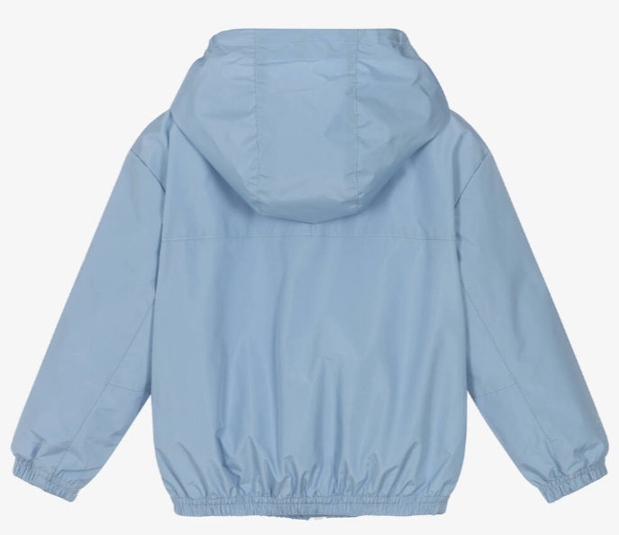 HUGO BOSS Boys Blue Windbreaker Jacket