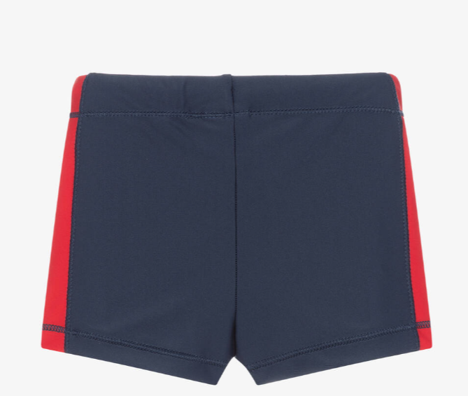 HUGO BOSS Boys Navy Blue Swim Shorts