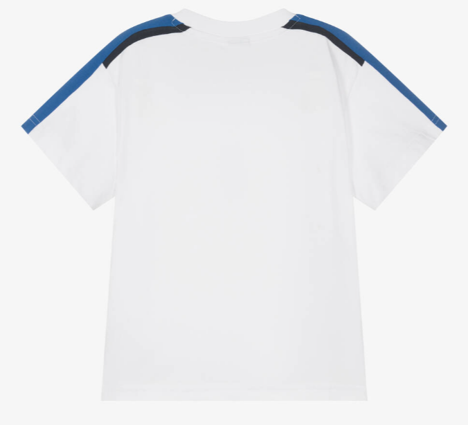 HUGO BOSS Boys White Cotton T-Shirt