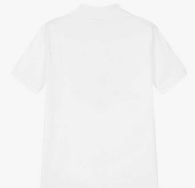 HUGO BOSS Boys White Polo Shirt