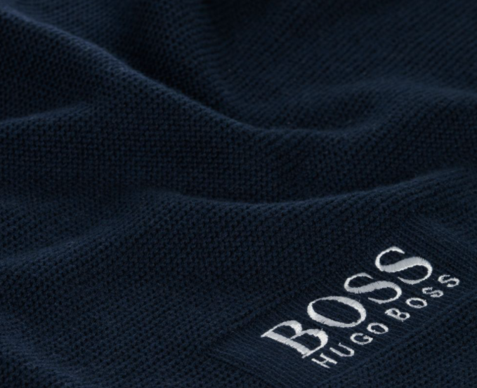HUGO BOSS cashmere blend blanket