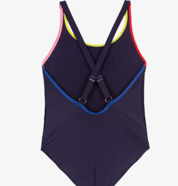 HUGO BOSS girls navy blue swimsuit