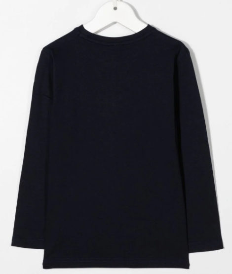HUGO BOSS logo-print long-sleeve tshirt