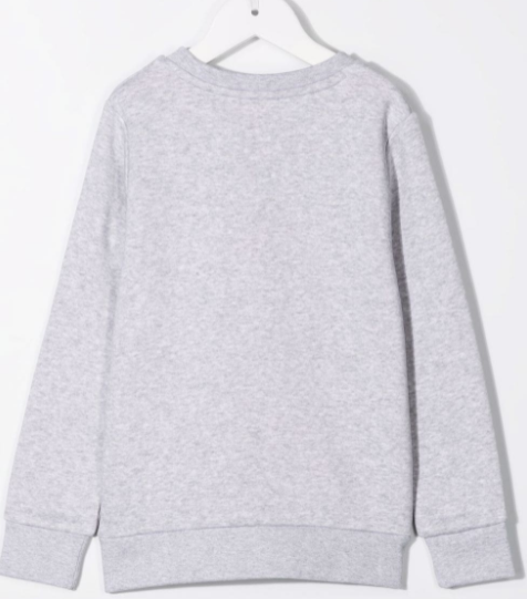 HUGO BOSS logo trimmed print sweater