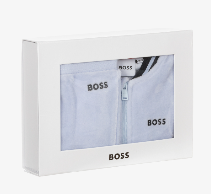 HUGO BOSS Pale Blue Velour Tracksuit