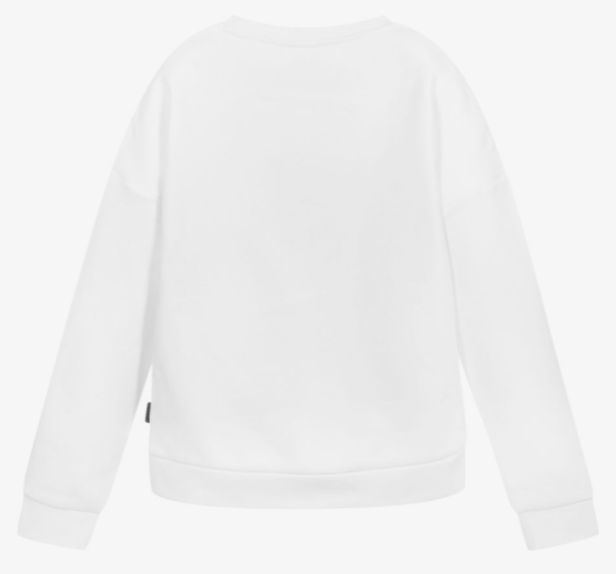 Hugo Boss White Girls Sweatshirt