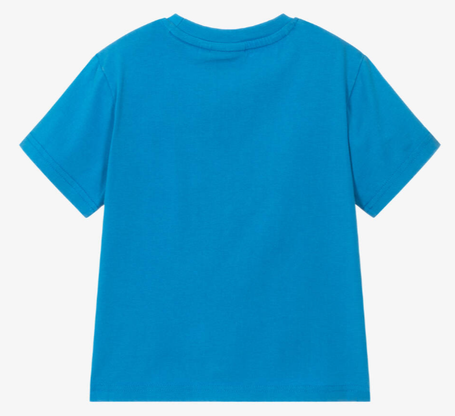 HUGO Boys Blue Racing T-Shirt