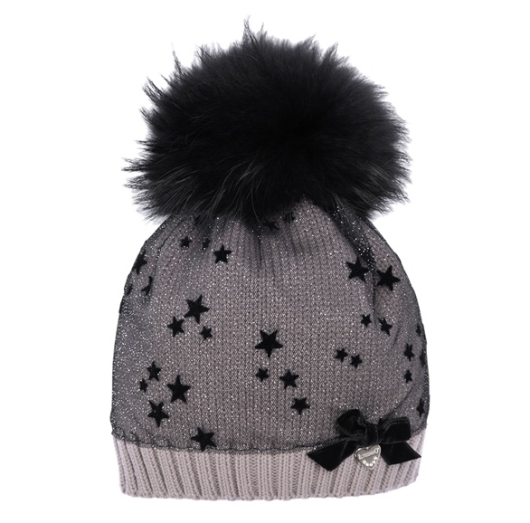 IL TRENINO Girl Pompom Hat