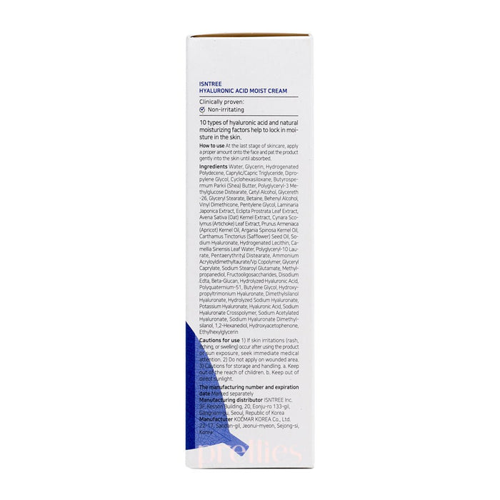 Isntree Hyaluronic Acid Moist Cream 100ml