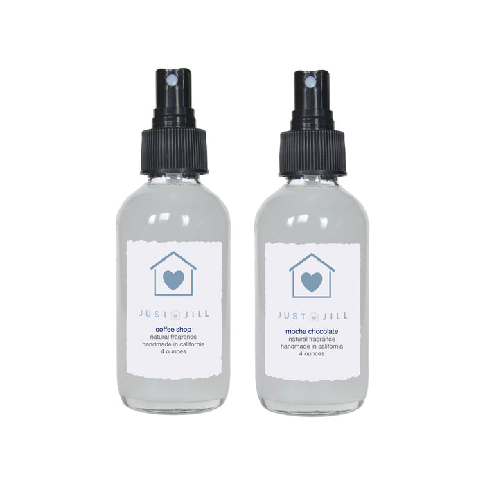 Just Jill Coffee Shop and Mocha Chocolate Room Sprays (2 Pack)