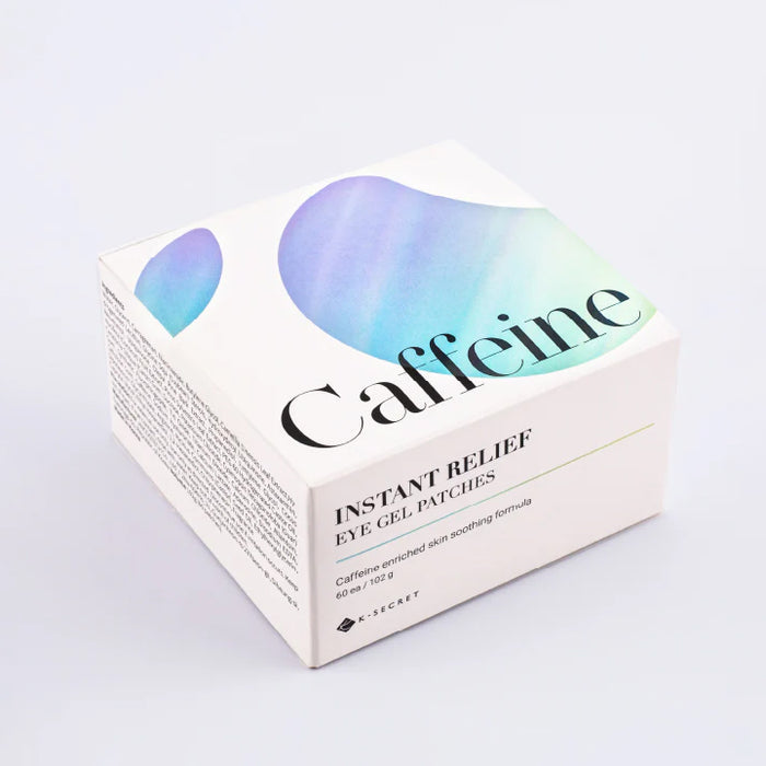 K-SECRET Caffeine Instant Relief Eye Gel Patches - hidrogeliniai paakių padeliai