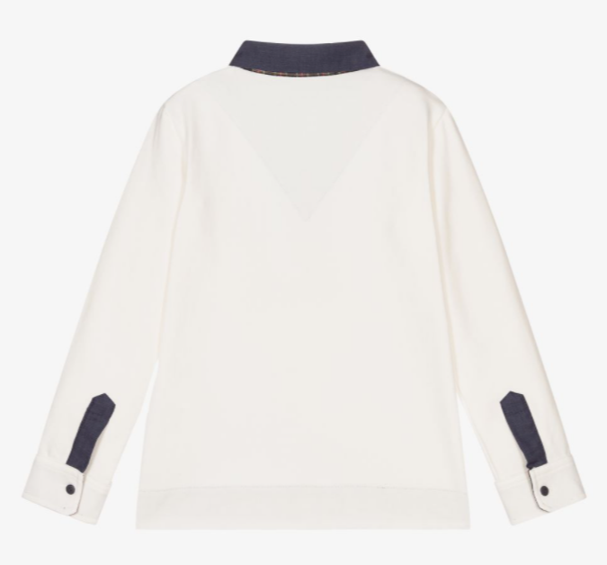 LAPIN HOUSE ivory polo shirt